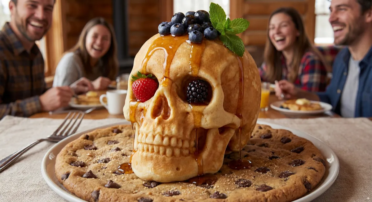 Pancake skull generated by Nano Banana Pro